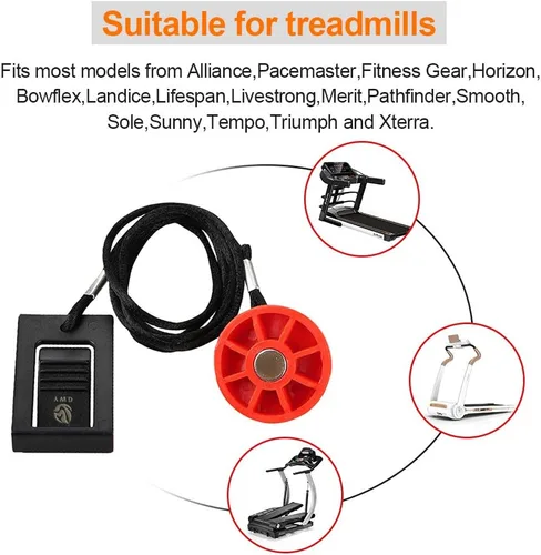 Miniatura 5 de Treadmill Magnet Safety Key Compatible with Most of NordicTrack Proform Image Weslo Epic Golds Gym Freemotion and Healthrider Treadmills, Rojo