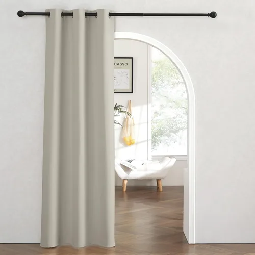 Miniatura 23 de RYB HOME - Cortinas extra largas con bloqueo de luz, persianas opacas insonorizadas para privacidad para cine en casa, oficina, fondo de patio, sala