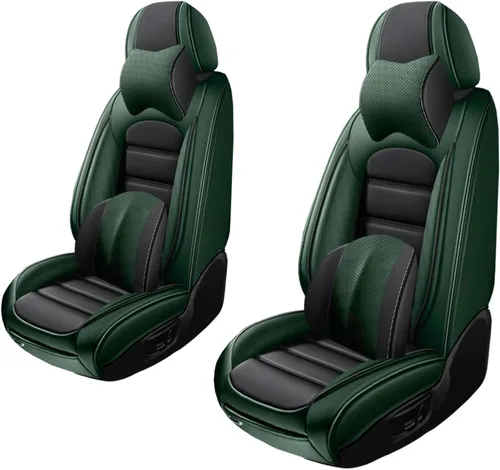 Miniatura 30 de 5 fundas de asiento para Chevy Aveo 2005-2023, fundas de asiento de automóvil de cuero, impermeables, antideslizantes, suaves, cómodas fundas