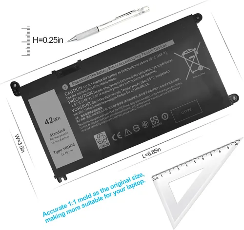 Miniatura 3 de YRDD6 VM732 1VX1H Batería para Dell Inspiron 14 5480 5482 5485 5493 15 3501 3583 3584 3493 3593 5585 5590 5593 5481/5481/5488 2/549 1 5591 7586 3310
