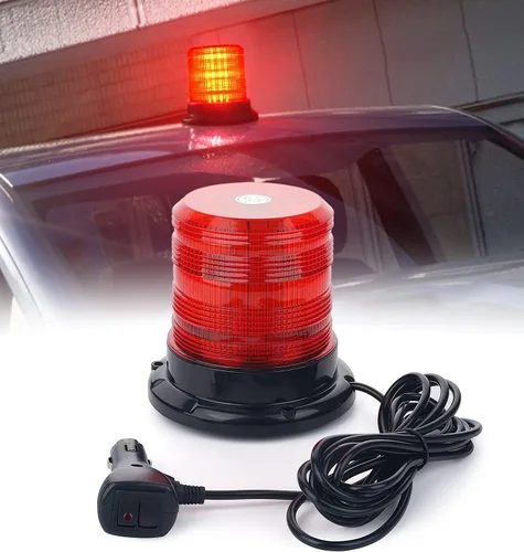 Miniatura 8 de LUMENIX 60 luces LED estroboscópicas para carretilla elevadora para camiones magnéticos/montaje de tornillo, remolque, vehículos de construcción