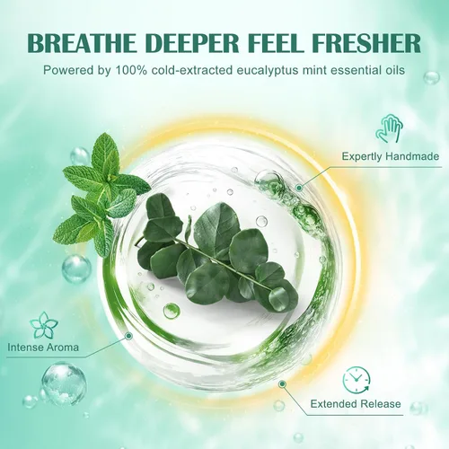 Miniatura 3 de Paquete de 7 vaporizadores de ducha de eucalipto y menta, eucalipto para ducha, regalos de cuidado personal para papá y regalos de graduación