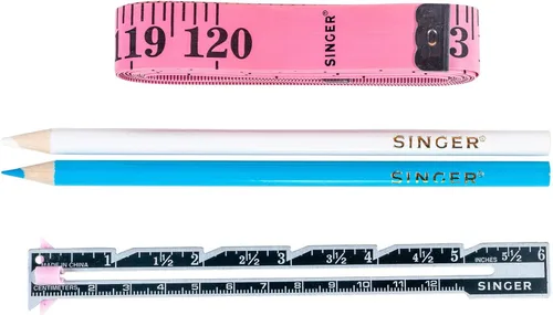Miniatura 2 de Singer 00321 Lápices de marcado y cinta métrica, Multi 4 piezas