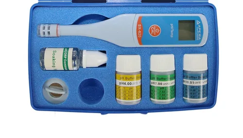 Miniatura 4 de Apera Instruments SX620 Kit de probador de pluma de pH con precisión de pH 0.01, 3 puntos automático. Calibración, ATC