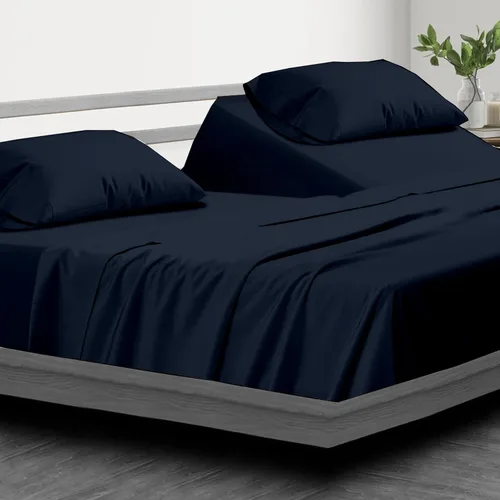 Miniatura 43 de Sábanas extra largas de tamaño individual XL para dormitorio, sábanas de microfibra súper suave, ropa de cama de lujo de hotel, sábanas de Blanco