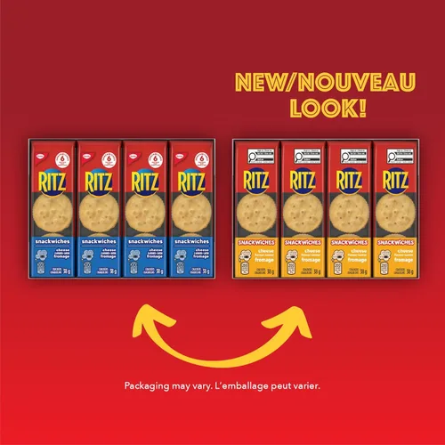 Miniatura 4 de Ritz Snackwich Crackers Sabor de queso (8 x 1.34 oz) 304 g/10.7 oz {Importado de Canadá}