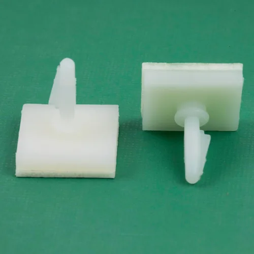 Miniatura 4 de 50pcs PCB Adhesivo Separador de Nylon Plástico Adhesivo Aislamiento Adhesivo PCB Espaciador Ø 0.118 in HC-5 Soporte Altura 0.189 in