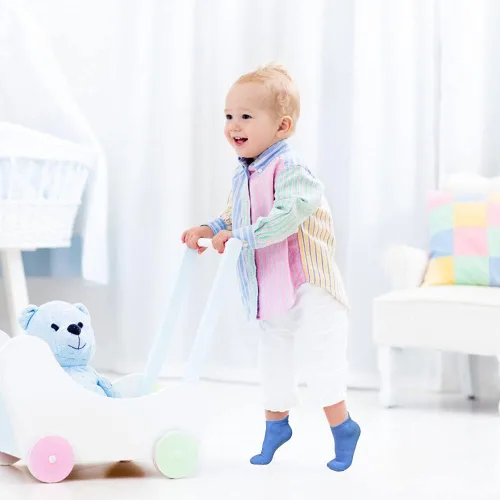 Miniatura 4 de Tphon Non Slip Toddler Socks 12 Pairs Infant Baby Kids Grip Socks for Boy Girls Anti Skid Ankle Socks for 0-7 Year Children