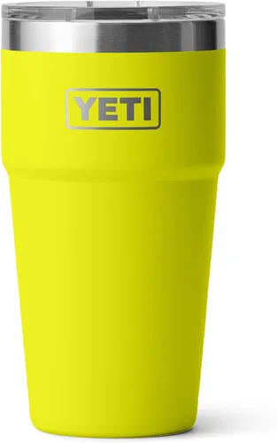 Miniatura 31 de YETI Rambler - Vaso apilable de 20 onzas, acero inoxidable, aislado al vacío con tapa MagSlider Verde mar