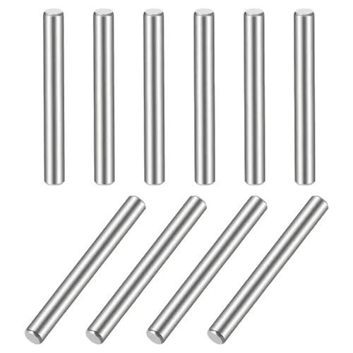 uxcell 0.197 x 3.150 in (aproximadamente 13/64 pulgadas) pasador de pasador de madera de acero inoxidable 304 litera para litera, pasadores de