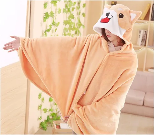 Miniatura 5 de Coriresha - Sudadera con capucha para niños, estilo perro, con orejas de perro en 3D y cola de perro, manga larga