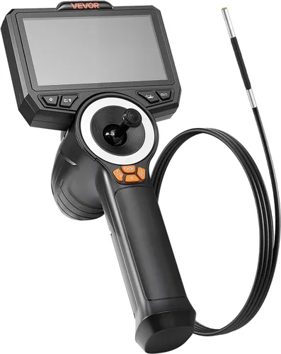 Miniatura 9 de VEVOR Endoscopio articulado de 4 vías con luz, cámara de inspección de boroscopio industrial HD 1080P con sonda articulada ultra delgada de 0.15