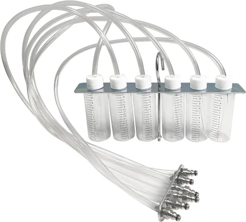 Miniatura 3 de HFS (R) Detector de inyector de 6 cilindros Probador de inyectores de combustible Inyector diesel Cilindro de diagnóstico de flujo Kit