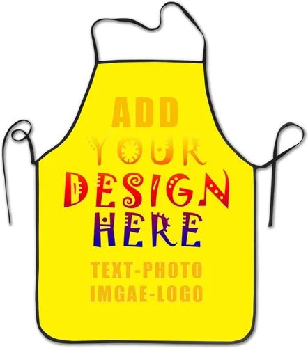 Miniatura 17 de Delantal personalizado personalizado para mujeres y hombres, delantales de cocina para cocinero, nombre personalizado, texto, logotipo, imagen