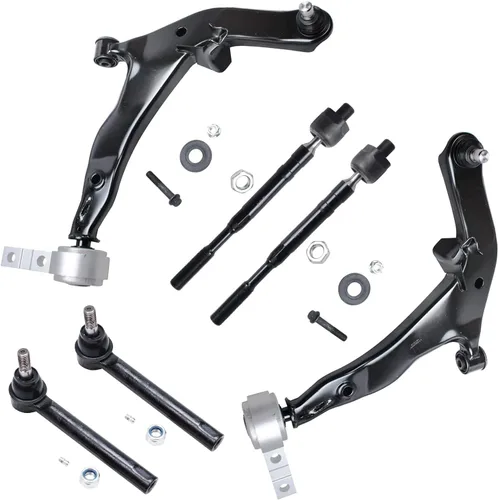Miniatura 36 de Detroit Axle - Kit de extremo delantero para Chrysler 300 Dodge Charger Challenger 2011-2023, 2 brazos de control inferiores traseros 2 varillas