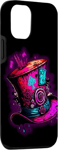 Miniatura 3 de Funda para iPhone 12/12 Pro We're All Mad Here Pink Steampunk Alicia en el país de las maravillas
