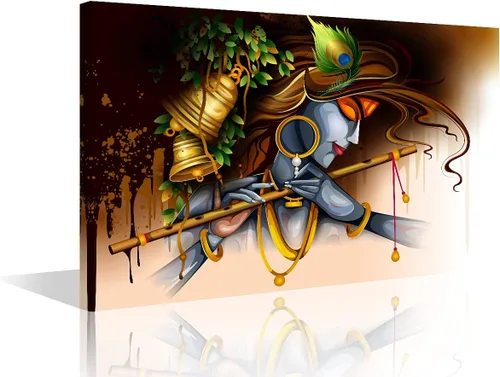 Miniatura 16 de TUMOVO Lord Ganesha - Decoración de pared Ganapati de Deidad india, cuadros impresos en lienzo, pósteres de pintura hinduismo cultural hindú