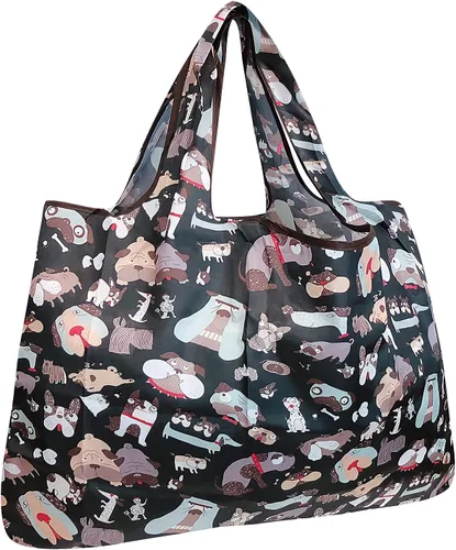 Miniatura 18 de allydrew - Bolsa grande plegable de nailon, reutilizable para compras
