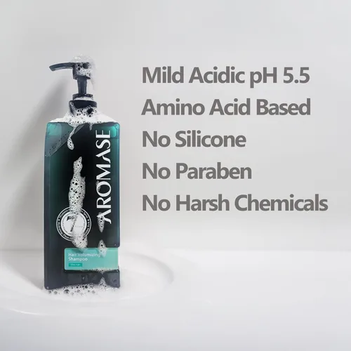 Miniatura 5 de Aromase Champú voluminizador para el cabello, champú clarificante, aumenta el volumen del cabello, equilibra el aceite del cuero cabelludo, alivia
