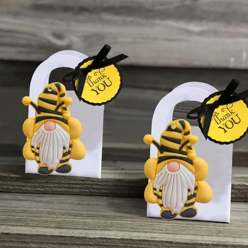 Miniatura 4 de 20 llaveros amarillos con forma de abejorro, gnomo de abejorro, adorno para decoración de fiesta de baby shower con temática de abeja, regalos