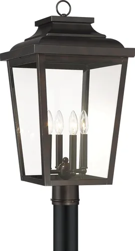 Miniatura 4 de Minka Lavery Luces de poste al aire libre 72177-189-L Irvington Manor Farol de poste exterior, 1 luz LED 13 vatios, bronce Chelesa Chelesa Acabado