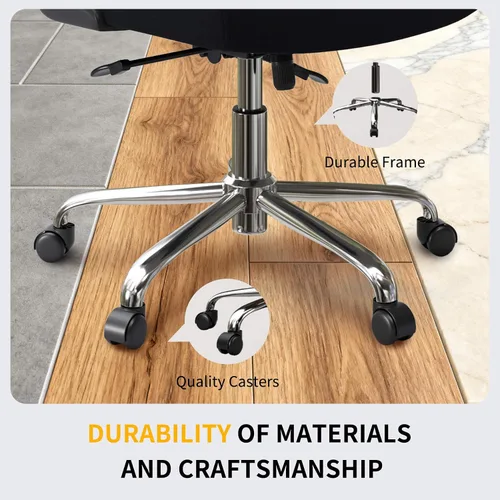 Miniatura 8 de Logicfox Silla de oficina ergonómica con soporte lumbar 2D adaptable y brazos abatibles, silla de escritorio de malla transpirable para aliviar