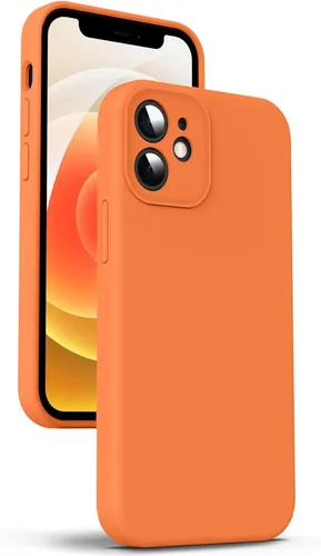 Miniatura 25 de Supdeal Funda de silicona líquida para iPhone 12 Pro Max, [protección de cámara] [antihuellas dactilares] [carga inalámbrica] Funda protectora de 4