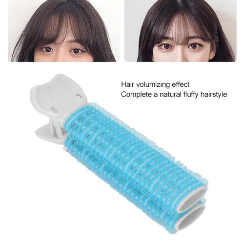 Miniatura 2 de 2 rodillos de volumen para el cabello, clip para rizador, pinzas de raíz de cabello voluminizadoras, herramienta de peinado para mujeres y niñas Azul