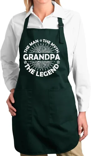 Miniatura 8 de Wild Bobby Abuelo Hombre Mito Leyenda Regalo Día del Padre Cocina Barbacoa Asado Cocinar Delantal Gráfico con Bolsillos