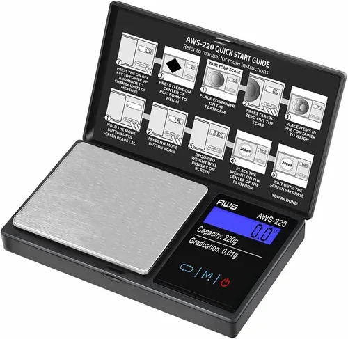 Miniatura 18 de Báscula digital de bolsillo de la serie, 21.16 oz x 0.00 oz, báscula digital de gramos a pequeña escala de alimentos, báscula de joyería, báscula