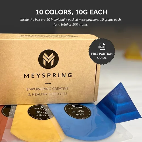 Miniatura 6 de MEYSPRING Two Tone Collection - Polvo de mica para resina epoxi - Nueva generación de pigmentos de color de resina epoxi - Polvo de pigmento 100%