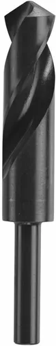 BOSCH BL2191 Broca de óxido negro con vástago reducido fraccionario de 1 pulgada x 6 pulgadas para aplicaciones en metal de calibre ligero, madera,