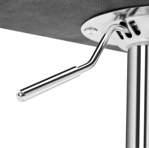 Miniatura 8 de Topeakmart Taburetes de bar modernos ajustables de 2 piezas de altura de mostrador giratorio giratorio sin brazos blanco