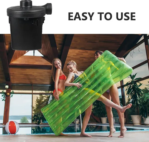 Miniatura 2 de Sosoport Bomba de aire eléctrica portátil recargable por USB, inflador compacto para flotadores de piscina, colchones de aire, inflado rápido