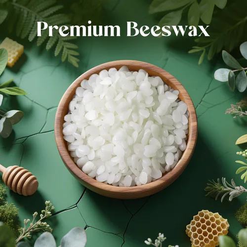 Miniatura 3 de NORVENCE Gránulos de cera de abejas 20LB, cera de abejas blanca pura y natural para hacer velas, cuidado de la piel DIY, bálsamo labial, jabón