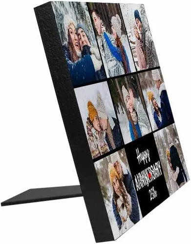Miniatura 4 de Marcos de fotos personalizados con texto en inglés "I Love You" para parejas, regalos de boda personalizados para parejas, regalos de cumpleaños