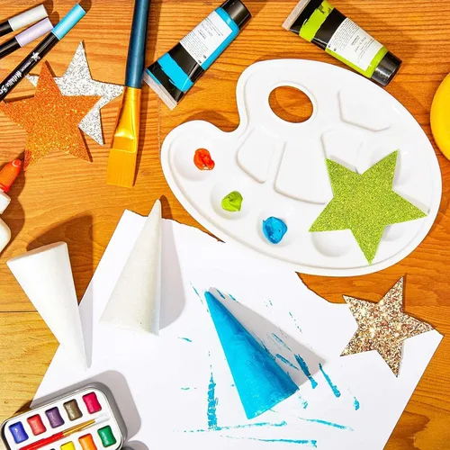 Miniatura 2 de Bright Creations Conos de espuma para manualidades, 2 x 4 pulgadas, color blanco, paquete de 24, formas de cono para proyectos de gnomos