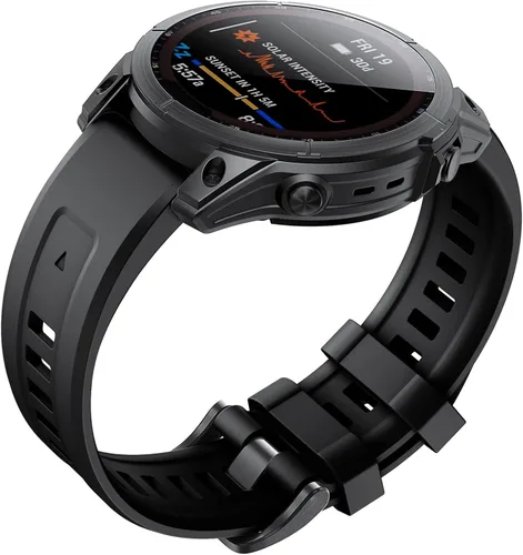 Miniatura 5 de NotoCity Compatible con Fenix 7/Fenix 6/Fenix 5, banda de reloj de silicona QuickFit de 0.866 pulgadas para Fenix 8 1.772 pulgadas/Fenix 7 Pro/Fenix