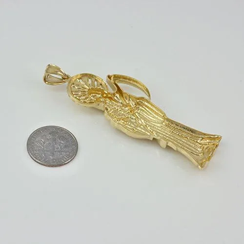 Miniatura 3 de LA BLINGZ Colgante de Papá Noel Muerte de oro amarillo de 14 quilates Metal