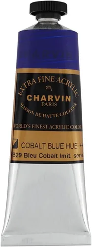 Miniatura 171 de Charvin Pintura acrílica profesional extrafina – verde absenta, tubo de 2.1 fl oz, pigmentos de triple fresado, resistente a la luz, pinturas