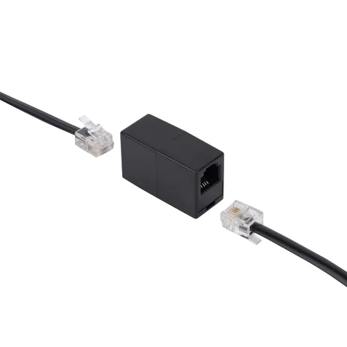 Miniatura 6 de LanSenSu Acoplador RJ11, acoplador recto en línea para teléfono, RJ11 6P4C, conector Keystone en línea hembra a hembra, adaptador de extensión