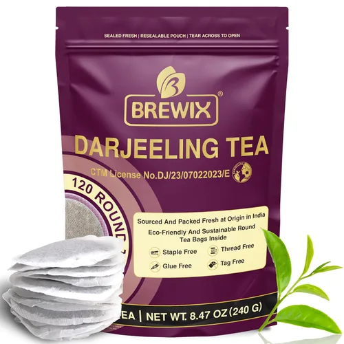 Miniatura 41 de BREWIX, Bedtime Blossom - Té suelto de hierbas (más de 50 tazas) sin cafeína y totalmente natural Mezcla relajante floral nocturna Rooibos