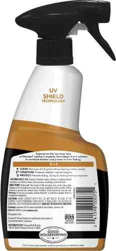 Miniatura 2 de Weiman - Kit limpiador de piel - No tóxico restaura las superficies de piel - Protección UV - Ayuda a prevenir el agrietamiento o la decoloración