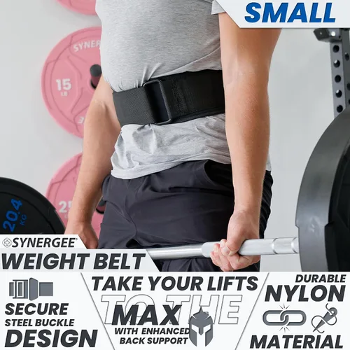 Miniatura 2 de Synergee Weightlifting Belt – 5" Padded Adjustable Support