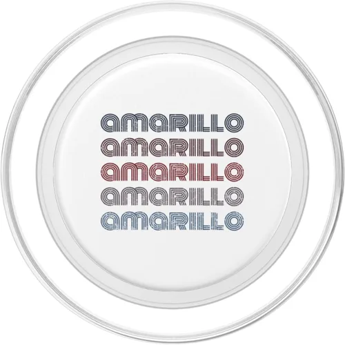 Miniatura 2 de USA 70's City Retro Vintage Amarillo PopSockets MagSafe PopGrip for iPhone
