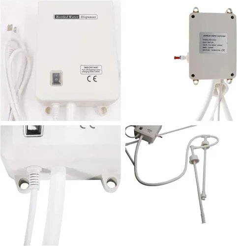 Miniatura 3 de FARSEE - Sistema de dispensación de agua embotellada portátil de 1 galón/minuto, bomba de agua embotellada de 40 PSI con tubo de polietileno de 20