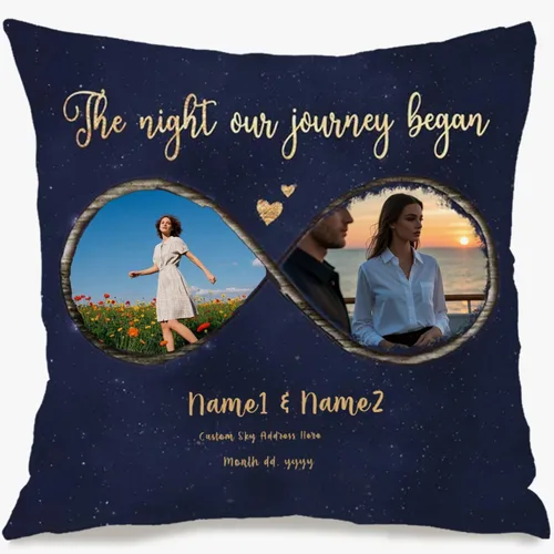 Miniatura 12 de Single Photo Custom Pillow Cover with Personalized Text Turning Your Memory into a Beautiful Throw Pillow and Making it a Touching Gift Choice for