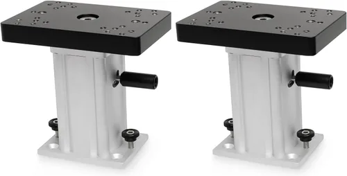Miniatura 4 de Cannon - Soporte de pedestal con base giratoria de aluminio para descensores y arrastre de barcos