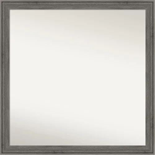 Miniatura 429 de Amanti Art Espejo personalizado, espejo de baño gris plomo a rayas, espejo de pared o espejo de tocador de baño sobre el fregadero