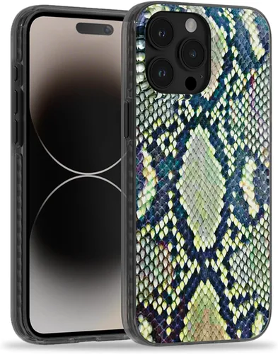 Miniatura 64 de SCORPIFY Funda para iPhone 15 Pro Max [Compatible con MagSafe] con Diseño de Estampado de Leopardo Guepardo Negro Mate, Linda Funda Magnética